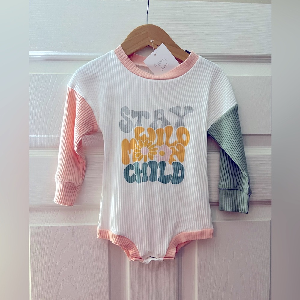 Boutique toddler bodysuit